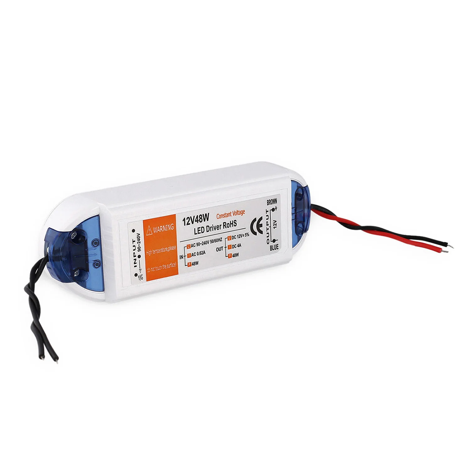 

AC 90 - 240V To DC 12V LED Driver Adapter For LED Strip 2PCS