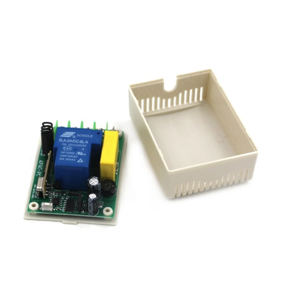 

AC 220V 30A Relay Receiver Remote Control Switch learning code ASK For Smart Home B*roadlink TX Receiver Light Lamp LED