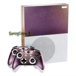 Фиолетовый и Золотой Хамелеон Винил Стикеры скины для Xbox One S консоли контроллера