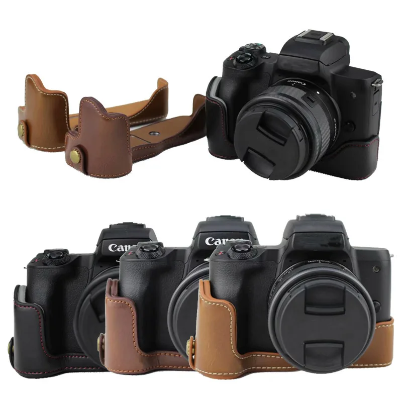 canon m50 leather case