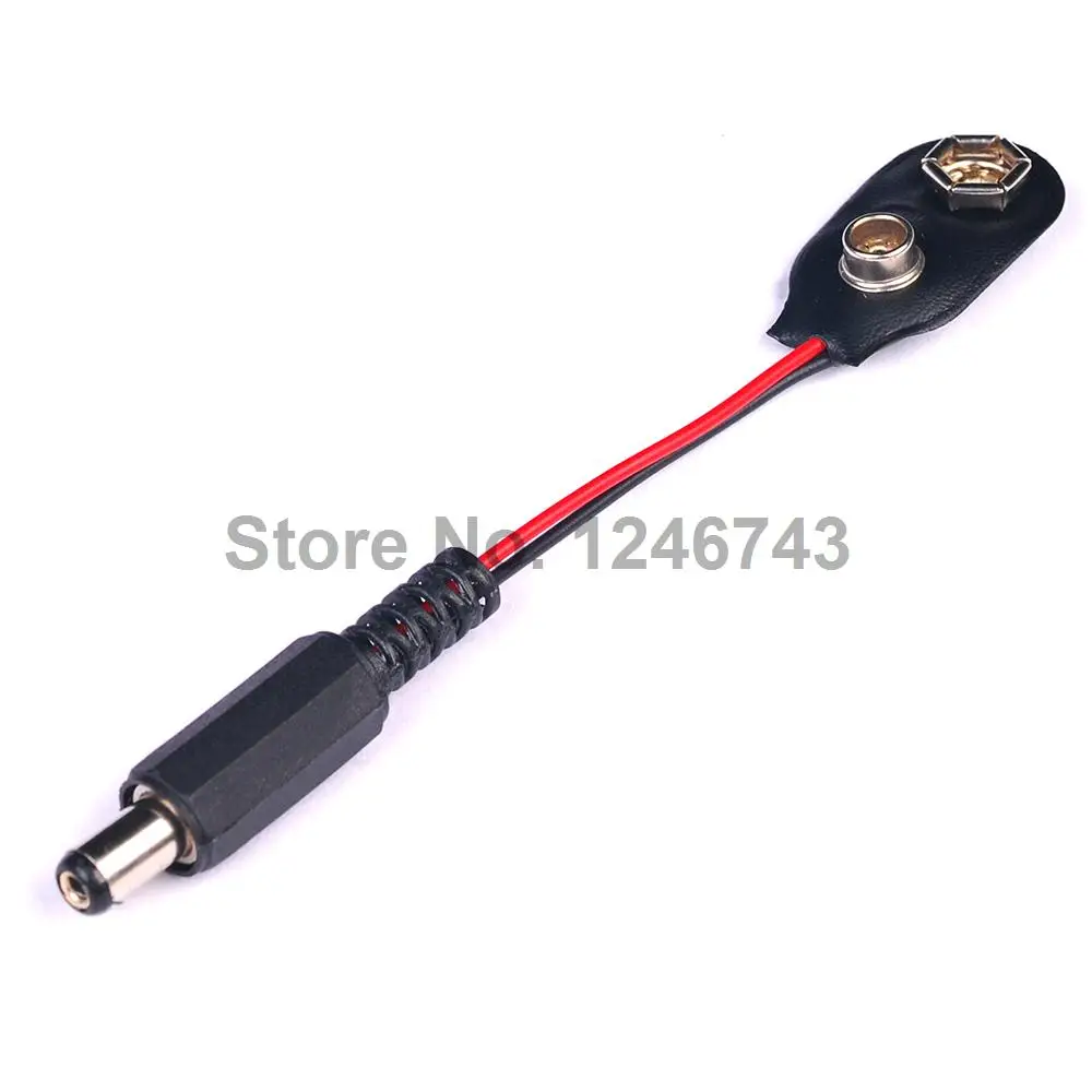 

1PCS 90 DC 9V Battery button power plug for Arduino Mega 2560 1280 UNO R3 130 9V Battery clip