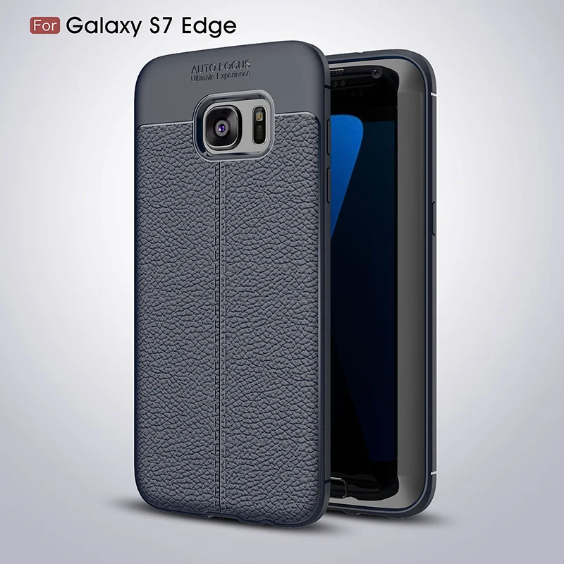 litchi leather silicone case samsung s7 edge (19)