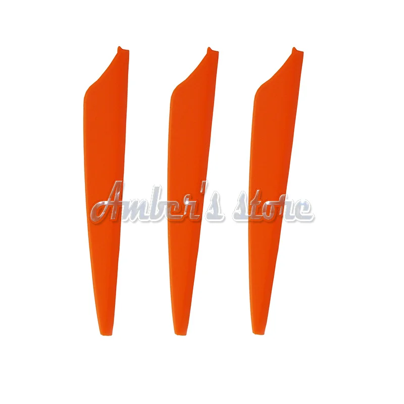 100 шт " щит пластиковая стрела Флетчинг лопасть стрельба из лука лук для охоты оранжевый