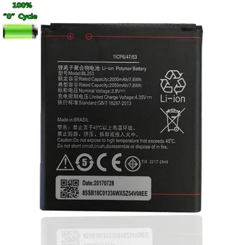

Free Shipping 2050mAh BL253 Battery For Lenovo A2010 A2580 A2860 A 2010 Mobile Phone Accumulator Batterie AKKU
