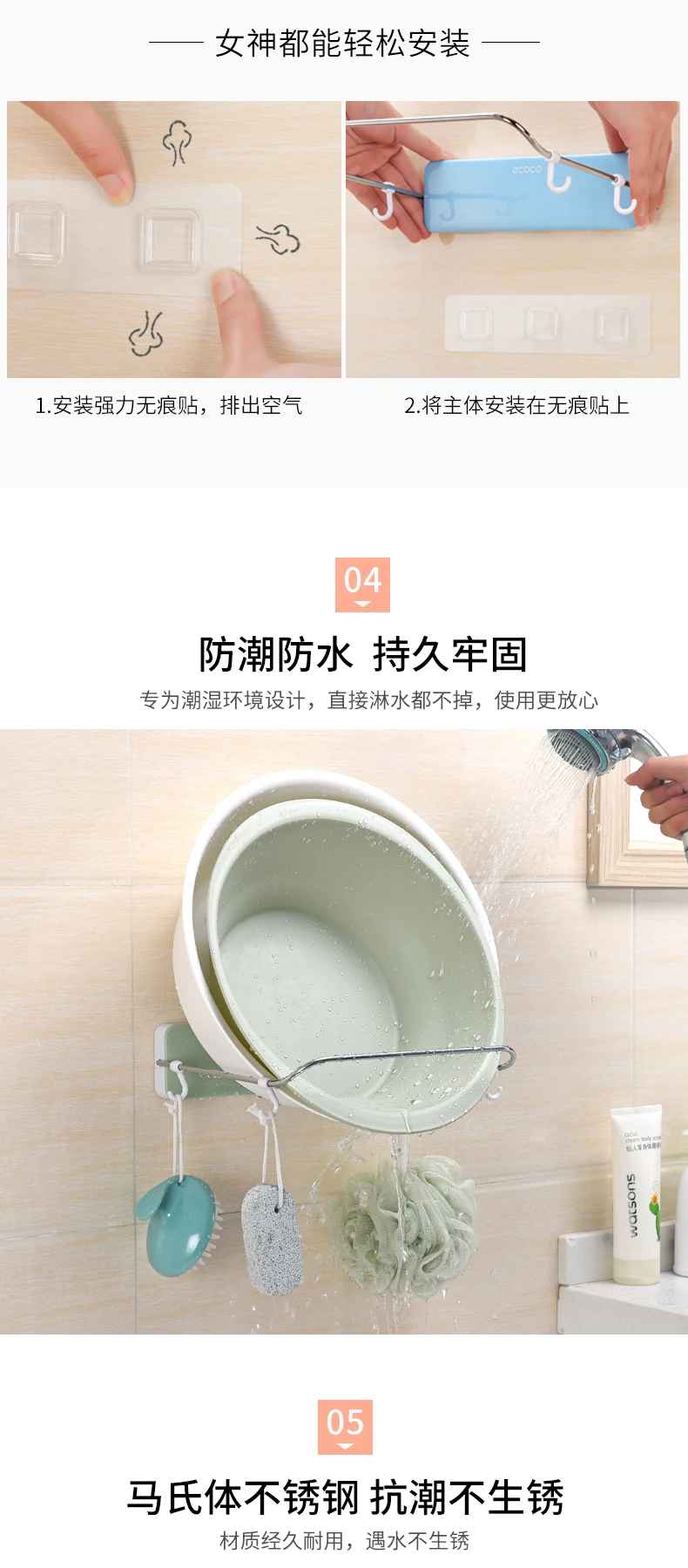 Раковина для умывальника подвесная полка для туалета полка для ванной комнаты раковина сосуд стойка на стену для ванны всасывающий Тип