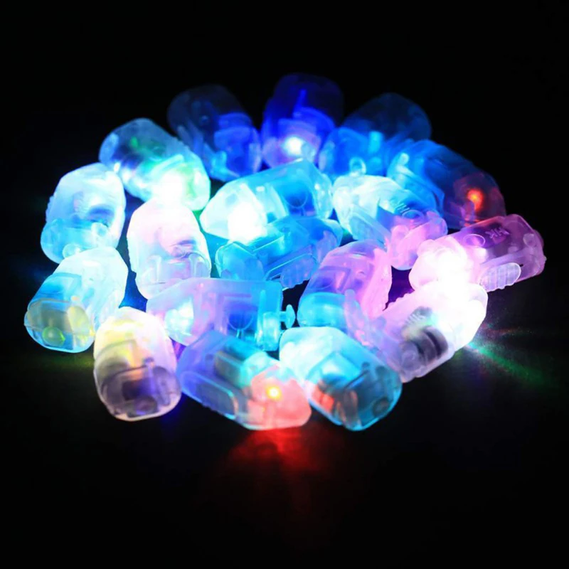 50pcs-White-LED-Lamp-Lights-LED-RGB-Flash-Lamps-Balloon-Lights-for-Paper-Lantern-White-Red