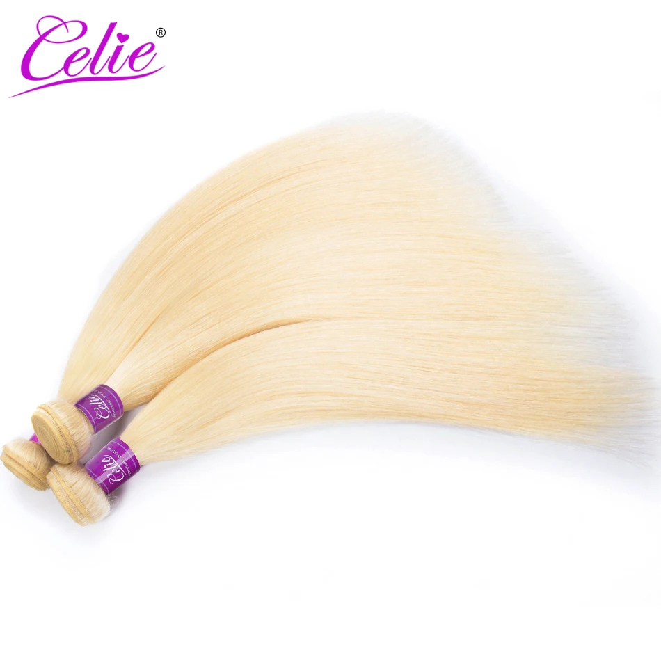 Mscoco-613-Bundles-With-Frontal-Peruvian-Hair-Blonde-3-Bundles-With-Closure-Remy-Straight-Human-Hair (2)