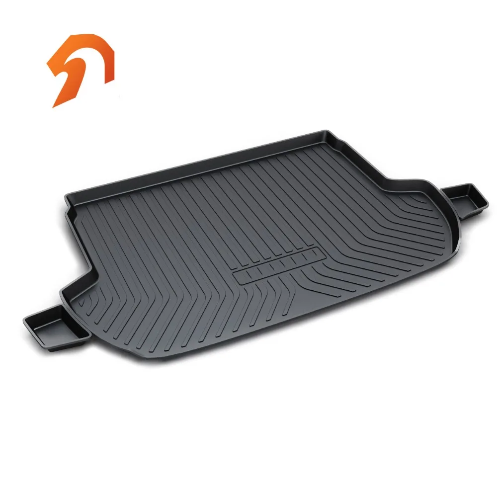 Rubber Rear Trunk Cover Cargo Liner Trunk Tray Floor Mats For SUBARU