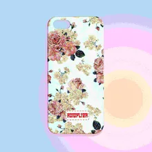 Luminous Case for iPhone 5 5S SE Beautiful Flower Pattern Back Cover for Girls Women little girl pattern led flash light protective pc back cover case for iphone 5 5s pink