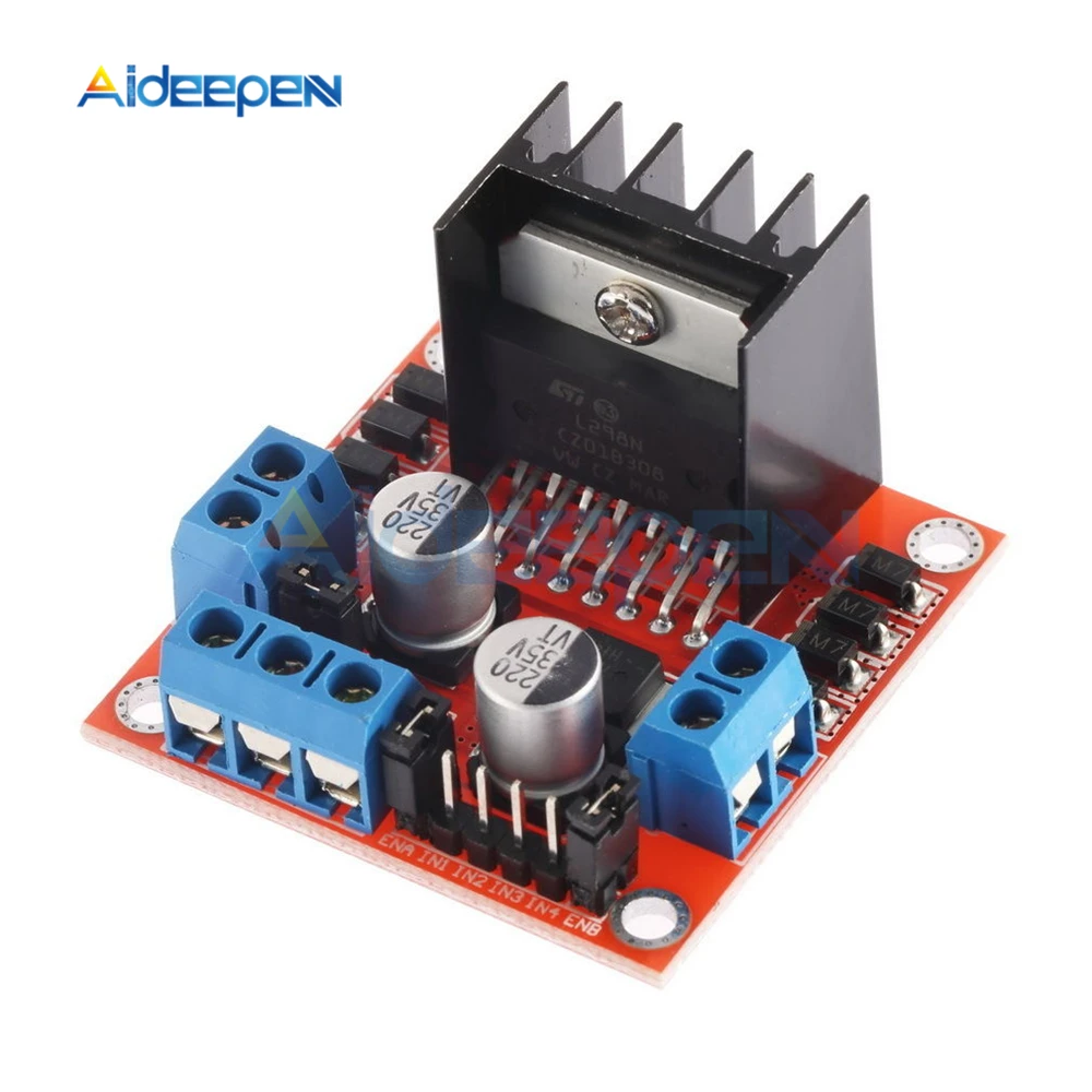 

DC Stepper Motor Drive Controller Board Module L298N Dual H Bridge for Arduino