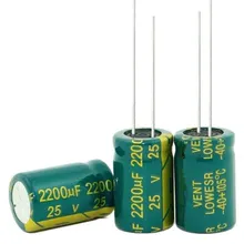 100 мкФ 680 мкФ 1000 мкФ 1500UUF 1800 мкФ 2200 мкФ 3300 мкФ 100V 35 V, алюминиевая крышка, 25В 16V 6,3 V 10*20 мм высокочастотный Алюминий электролитический конденсатор с алюминиевой крышкой