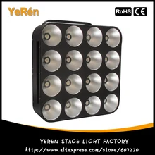 Светодиодный Блиндер светильник светодиодный Dotz Matrix 16*30W Cob Блиндер трехцветный RGB DJ светодиодный светильник с эффектом