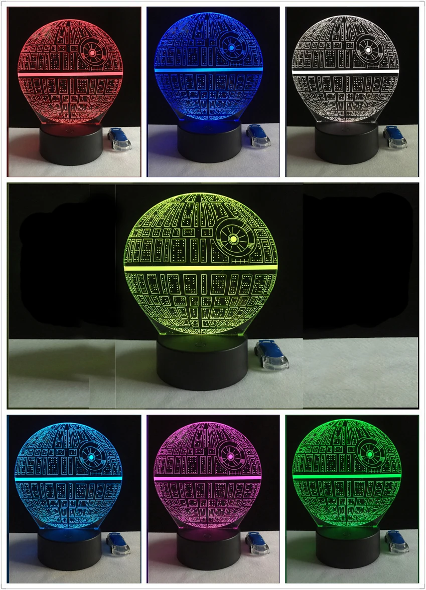 Luzes da Noite lâmpada presentes para os fãs Potência : 0-5 w