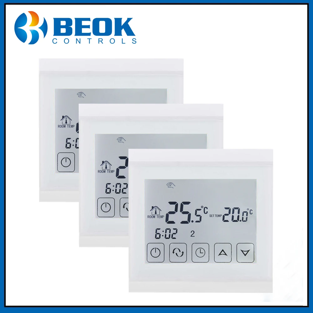 

3pcs TDS22-EP Touch Screen Room Digital Thermoregulator for Warm Floor Heating System Programmable Temperature Controller
