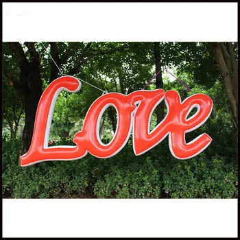 

Free shipment 3m length Giant inflatable Letter PVC inflatable Letter LOVE