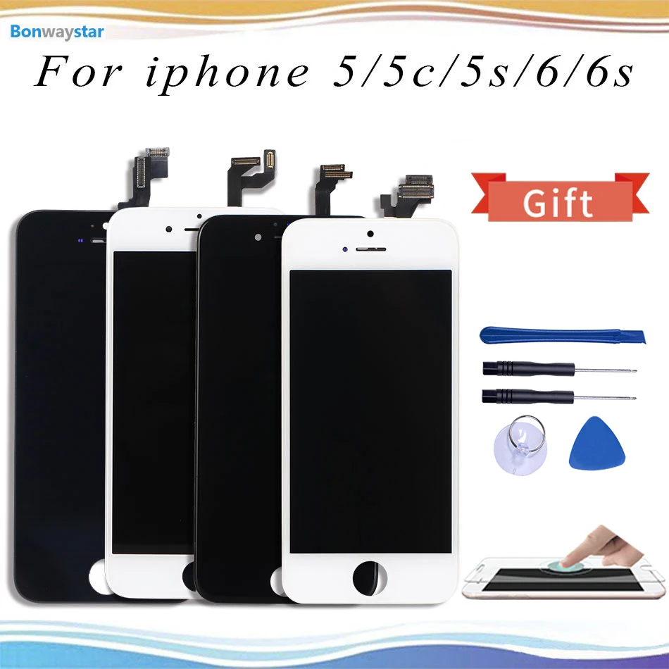 

100% AAA Quality for iPhone 6 LCD Display Touch Screen Digitizer Assembly Replacement No Dead Pixel for iPhone 6 6s 5s 5c Screen