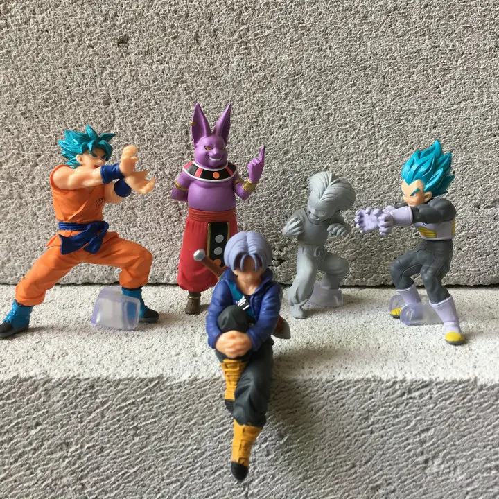 Подлинная оптом Bandai Аниме Dragon Ball Z Супер Братья Марио ПВХ фигурка Коллекционная
