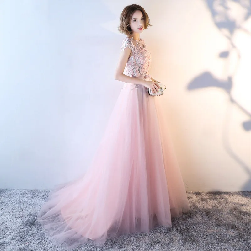 

Slim Sexy Lace Mesh Hollow Open Back Trailing Evening Dress Chinese Style Evening Dress Improved QipaoVestidos Size S-XXXL