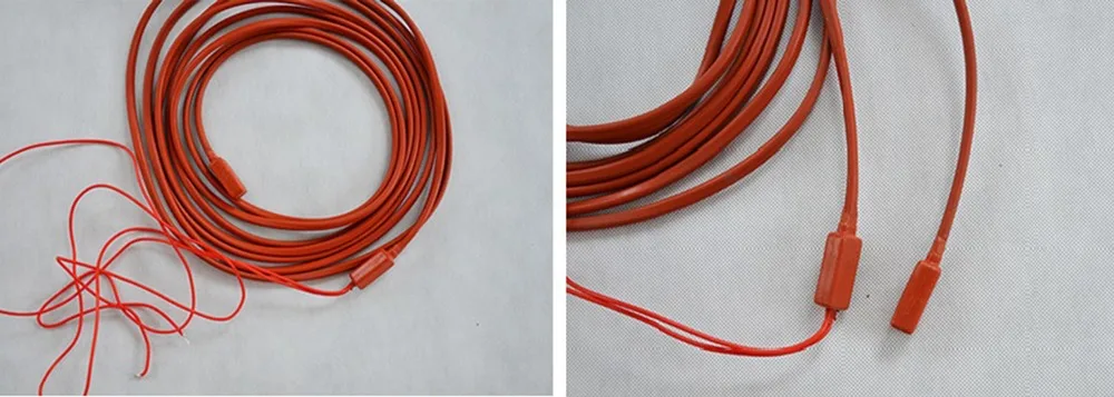 3M 120W 220V Drain pipe defrosting heating line, silicone heater for  Refrigeration House Cold Storage Water Draining Defroster - AliExpress