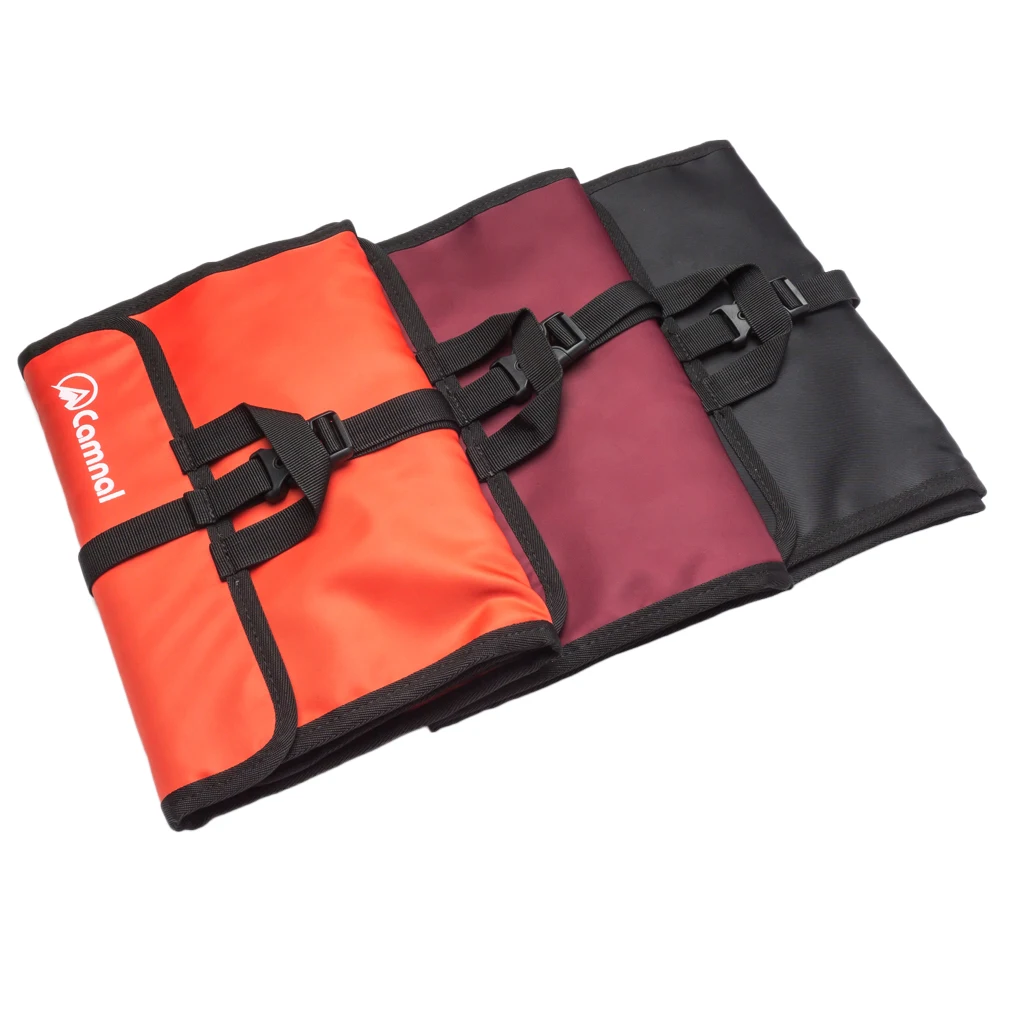 

Rock Ice Climbing Carabiner Storage Bag Rolling Up Pouch for Hardware Carry Holder Organizer Outdoors