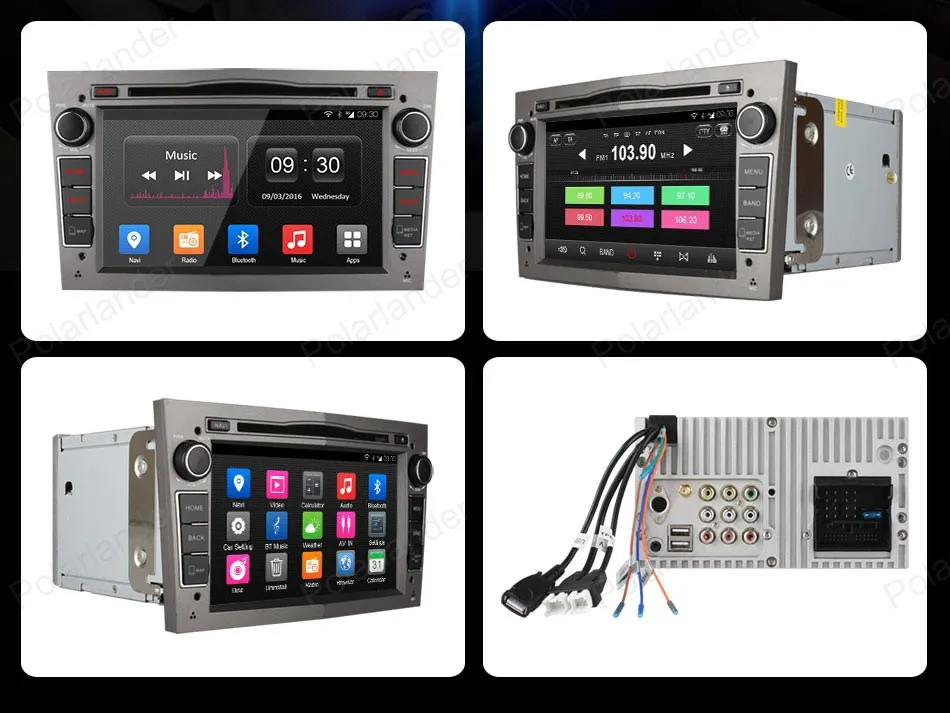 Perfect 2 din 7" GPS Stereo Radio android 4.4 for Vauxhall Opel Astra H G J Vectra Antara Zafira Corsa Quad core Car DVD Player 18