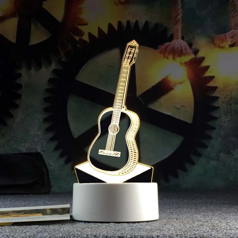 Мультяшные 3d настольные лампы для гостиной Luminaria De Mesa Para Estudo настольная лампа