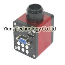 13MP HMDI VGA выход промышленный паяльный видео микроскоп камера+ 2.5X C-Mount программное обеспечение для измерения
