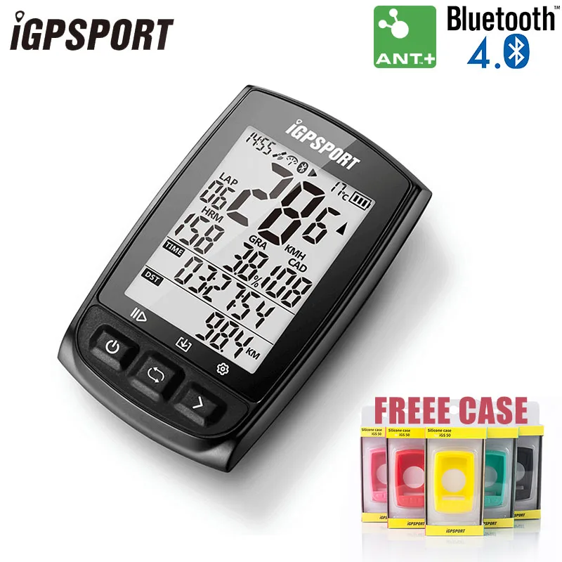 

iGPSPORT IGS50E GPS Bike Computer Cycling ANT+ Wireless Bicycle Computer Digital Speedometer Odometer IPX6 Waterproof Computer