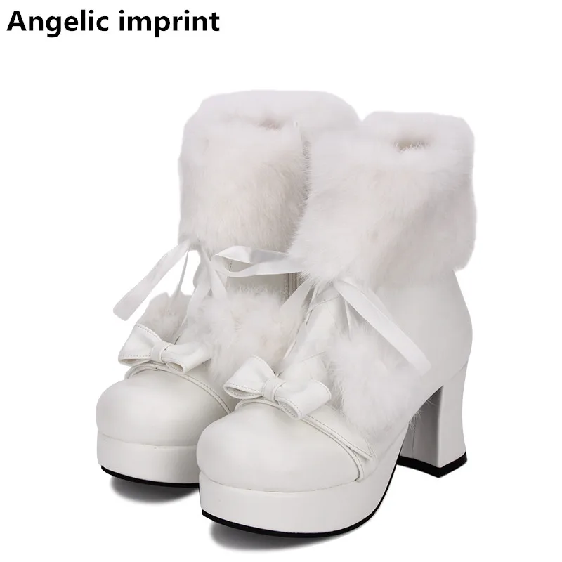Женские мотоциклетные туфли с принтом Angelic mori girl женские ботильоны на высоких