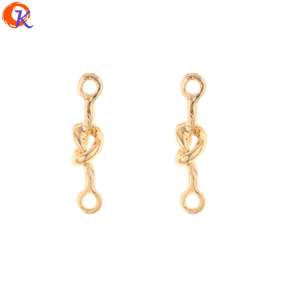 

Cordial Design 200Pcs 5*22MM Jewelry Accessories/Earring Connectors/Tie Knot Shape/DIY/Jewelry Making/Hand Made/Earring Findings