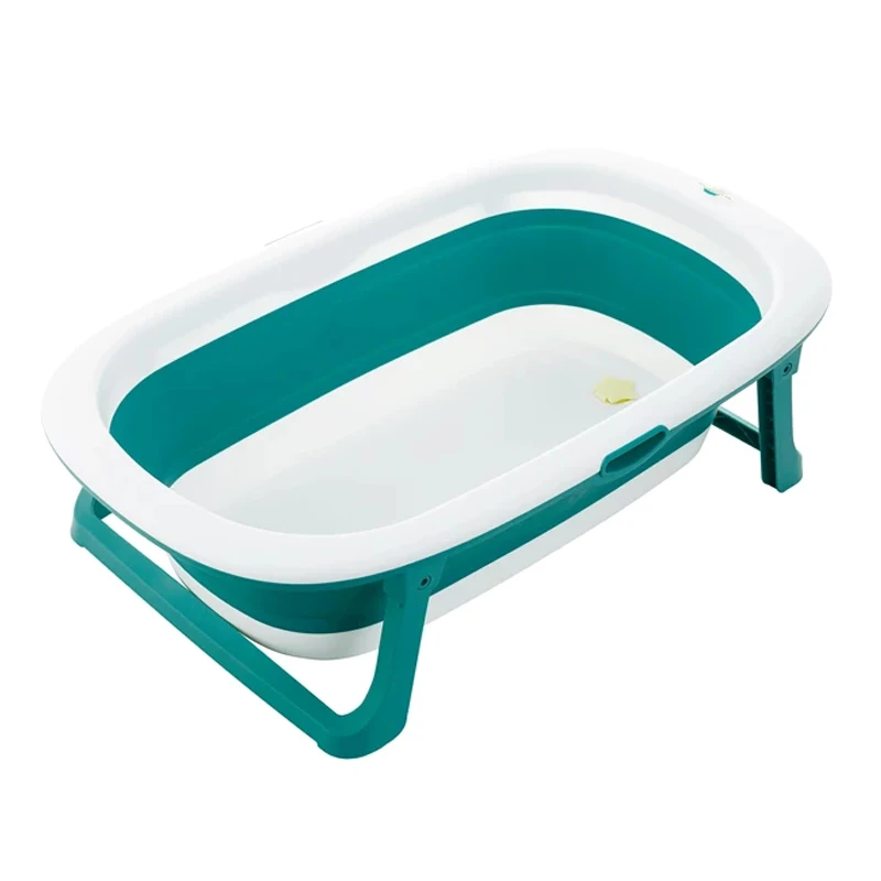

Portable Folding Baby Bath Tub Large Size Anti-Slip Bottom Non-Toxic Material Children Bathtub Bucket for Baby Bathing