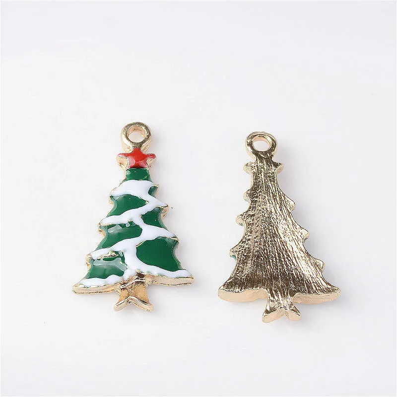 Gifts Jewellery Pendants Xmas Hanging Metal Alloy Christmas Tree Decoration