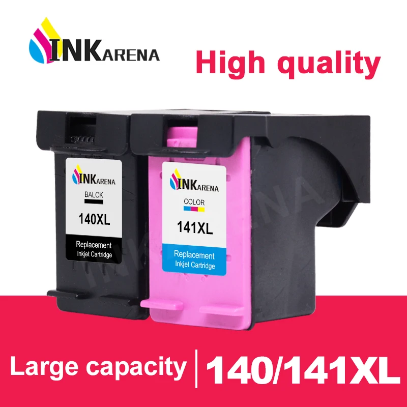 Сменный картридж INKARENA для принтеров HP 140 141 XL Photosmart C4273 C4283 C4480 C4483 C5283|Чернильные