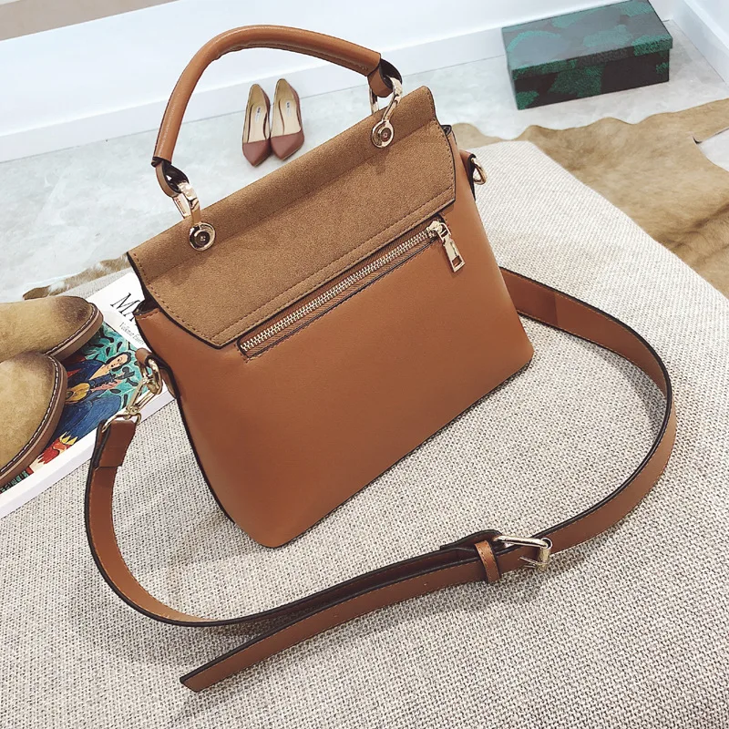 Women Bag Vintage Shoulder Bags 2018 Buckle PU Leather Handbags Crossbody Bags For Women Famous Brand Spring Sac Femme