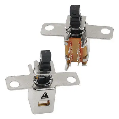 

10 Pcs Self Lock Latching Uni-Direction Push Button Switch DPDT 6 Pin 2 NO 2 NC