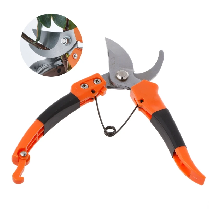 

OOTDTY 2018 High Carbon Steel Pruning Shears 8"/200mm Garden Tool Grafting Cutting Pruners OCT18_45