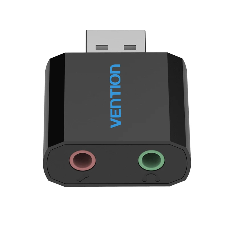 Звуковая карта Vention Mini USB аудиокарта на 3 5 мм внешняя звуковая с микрофоном