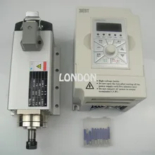 Комплект ЧПУ шпинделя ER11 воздушное охлаждение 1.5KW шпинделя+ 1 шт. 1.5kw Инвертор+ ЧПУ гравировочные Биты