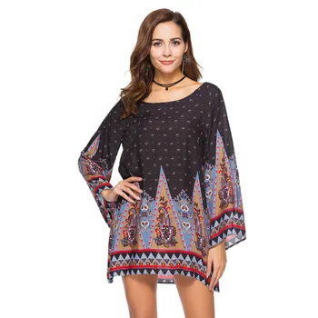 

2018 Fashion Women Blouse Cotton Knitted Flower Tassel Irregular O-neck Women Shirt Causal Beach Blusa Feminina Plus Size H8