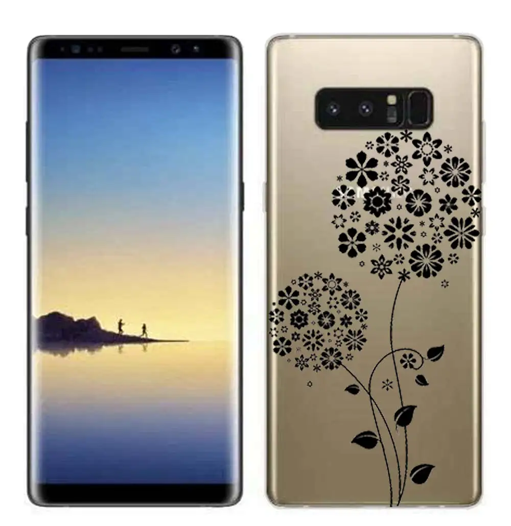 Clear Silicone Fundas for Samsung Galaxy S8 S9 S8 Plus S9 Plus Soft TPU Cover for Samsung Note 3 4 5 7 8 9 Case Protective Shell (10)