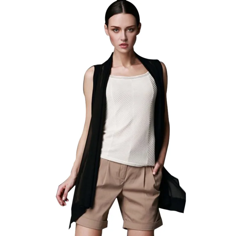 Womens Tops And Blouses Fashion Casual Summer Loose Fitting Chiffon Blouse Open Front Irregular Cardigan Solid Women Blouses