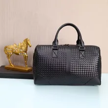 Kaisiludi кожаная тканая сумка мужская сумка дорожная сумка женская деловая сумка для покупок модная