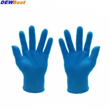 50 шт./упак. одноразовые латексные перчатки медицинская лаборатория пищевая работа очистка посуды домашние водонепроницаемые резиновые перчатки