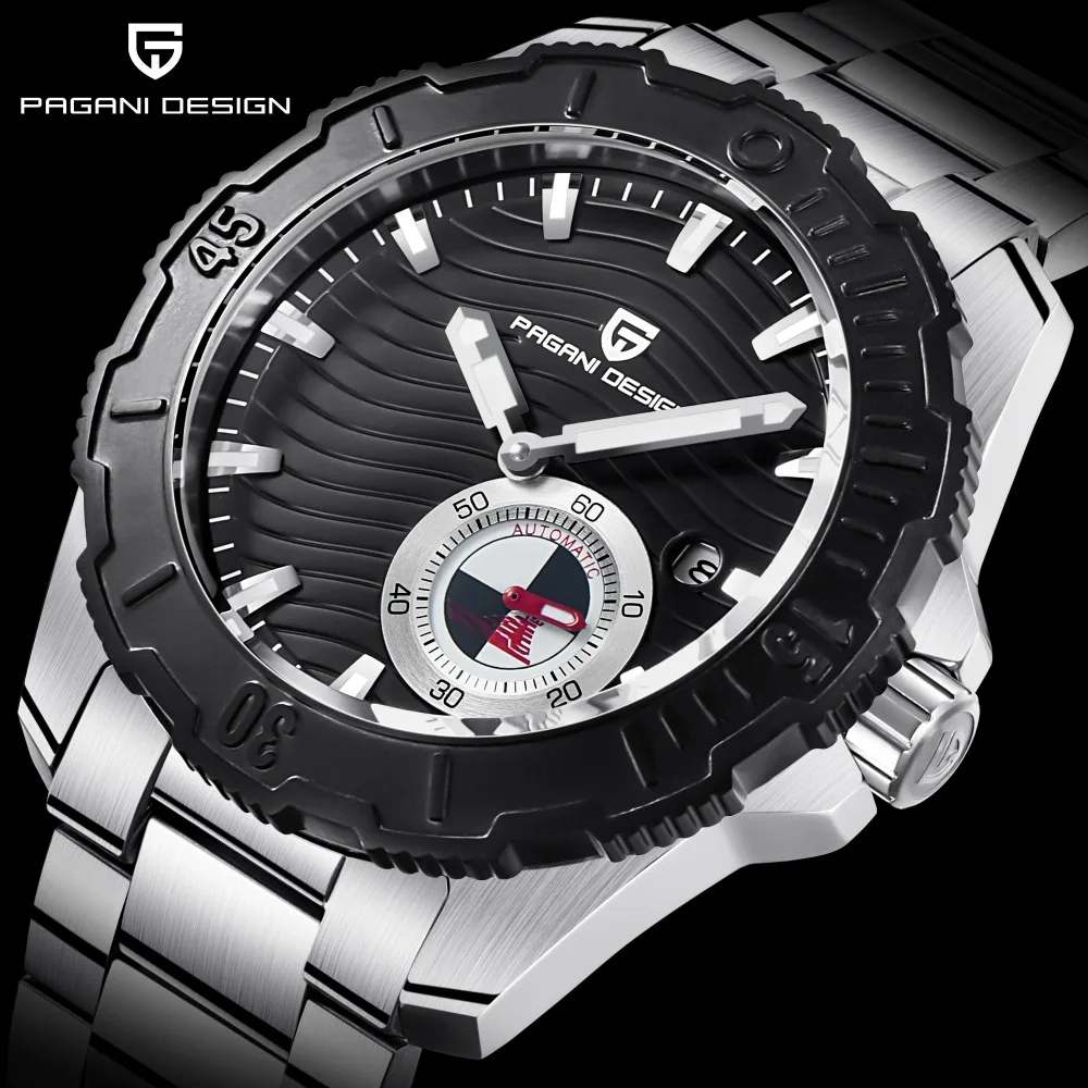 Men's Machinery Stainless Steel Waterproof Watch 9 Img28281+