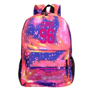 

hot sale Blackpink Jennie School Bags Students School rucksack Casual Jisoo Jennie Rose Lisa printing School Backpack