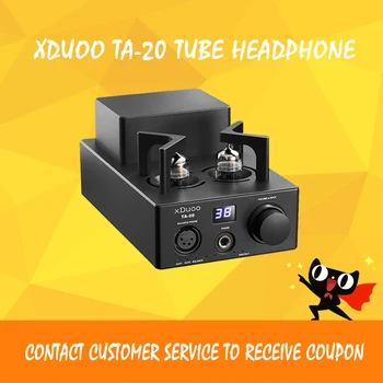 

XDUOO TA-20 High Performance Balanced Tube Headphone Amplifier Power Amplifier 12AU7 HIFI AUDIO AMP (Black)