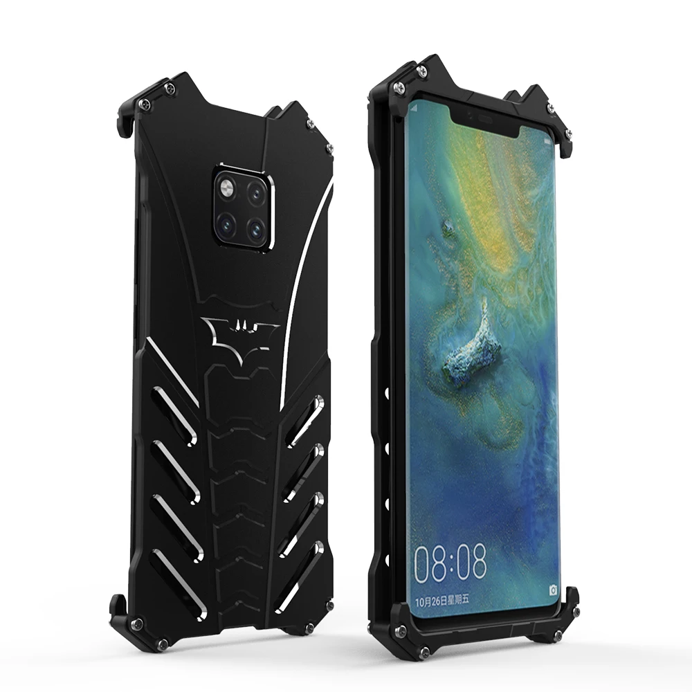 R JUST чехол для Huawei Mate 20 Pro BATMAN Luxury Doom Heavy Duty Armor металлические алюминиевые чехлы