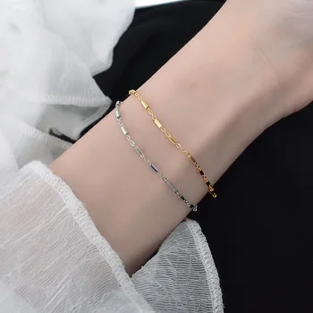 

Silvology 925 Sterling Silver Cylinder Slim Bracelets Minimalist 2019 New Fashionable Bracelets for Women Students Jewelry Gift