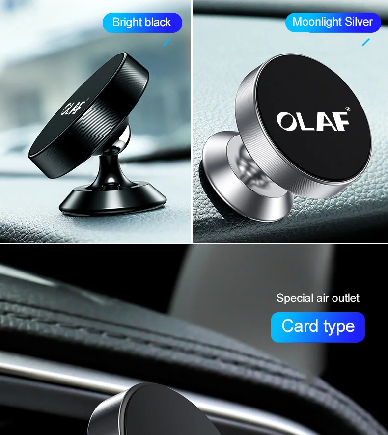 Олаф универсальная Магнитная автомобильная подставка для телефона в машину для iPhone 7 X samsung магнит на вентиляционное отверстие для мобильного телефона Поддержка gps