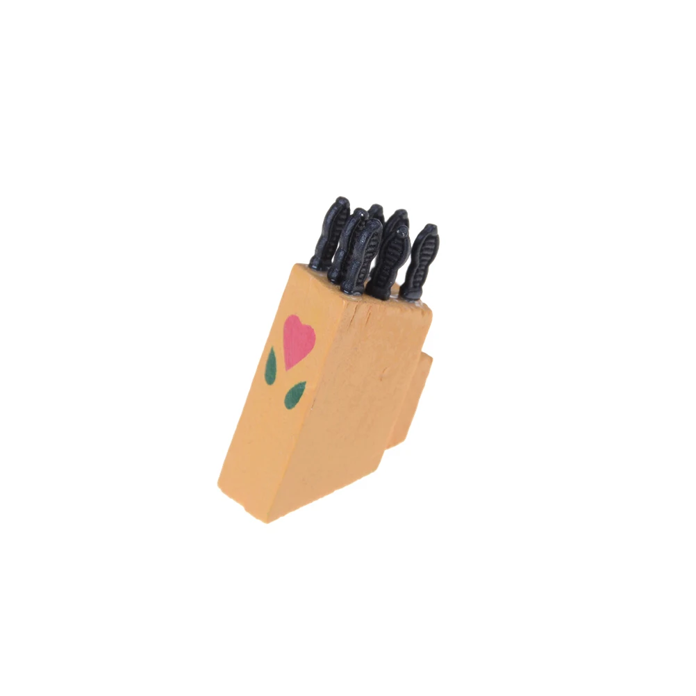 Pizies 1PCS Dollhouse knifes with sheath Kitchen Miniature Knife Tool